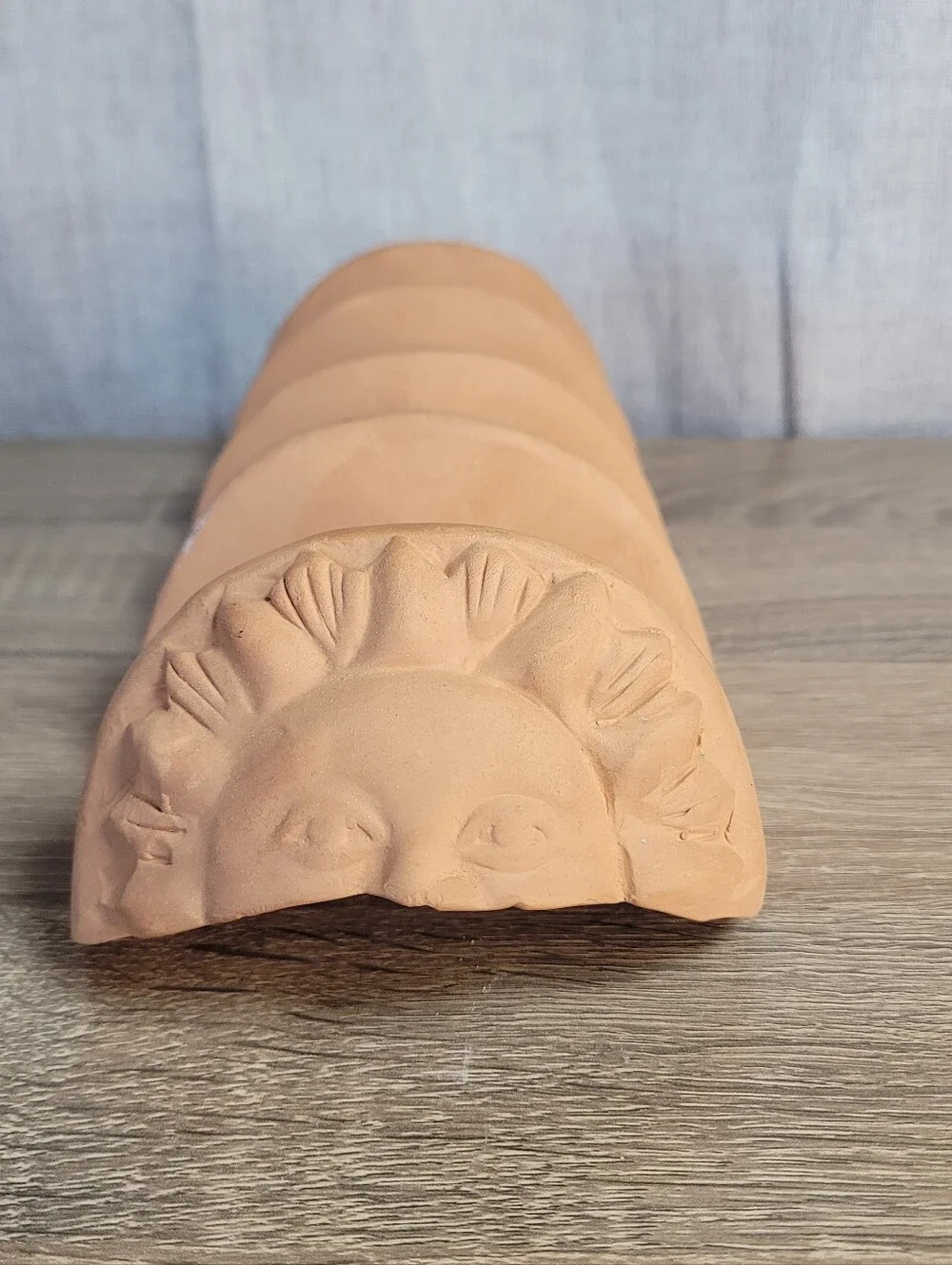 Bentson-West Terracotta Sun Accent Taco Holder Natural Terra Cotta Vintage